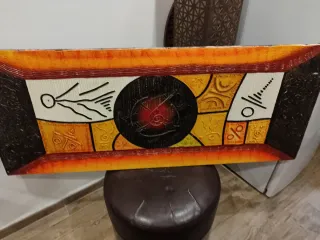 Tre quadri decorativi astratti