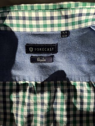 Camisa cuadros Forecast Caballero XL
