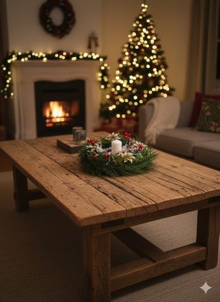 Centrotavola natalizio artigianale