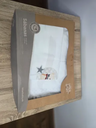 Sábanas y funda almohada bebé