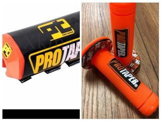Puños y protector manillar ProTaper naranja