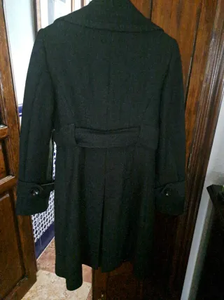 Abrigo cruzado Zara gris marengo