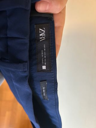 Traje Zara Azul Marino Hombre