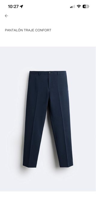 Traje Zara Azul Marino Hombre