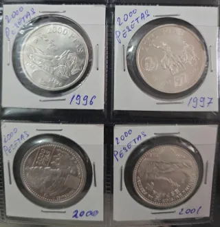 24 monedas plata