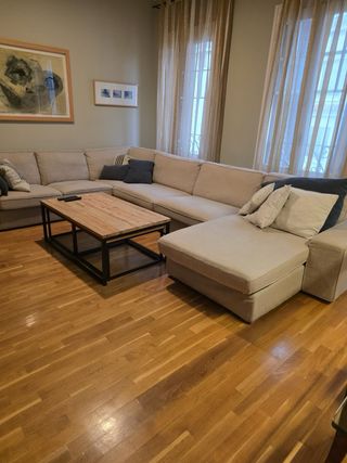 Divano modulare Ikea con chaise longue ad angolo