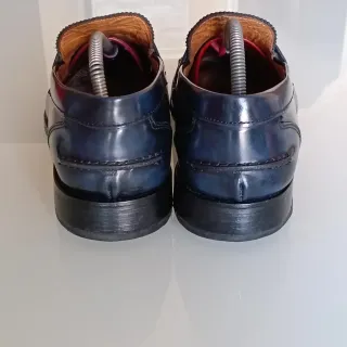 Mocassini Uomo Melluso Tg 43 Blu Made in Italy