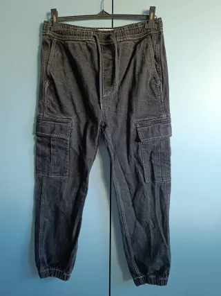 Jeans Cargo Pull & Bear neri