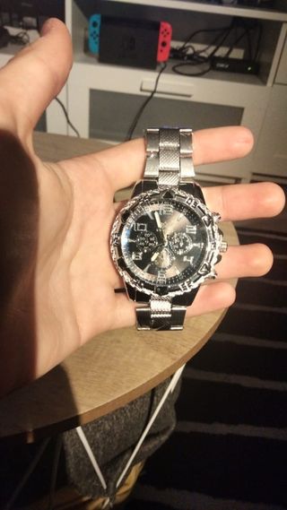 Reloj Zhowe Plata y Azul