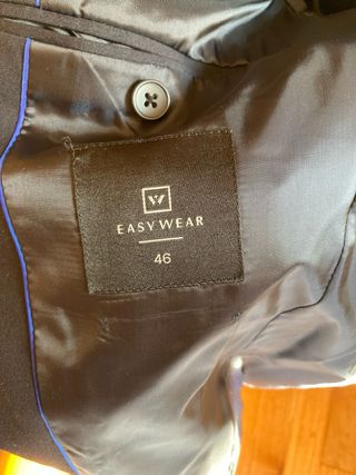 Traje Corte Inglés Azul Marino Talla 46