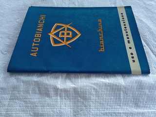 Autobianchi Bianchina Uso Manutenzione 1959 origin