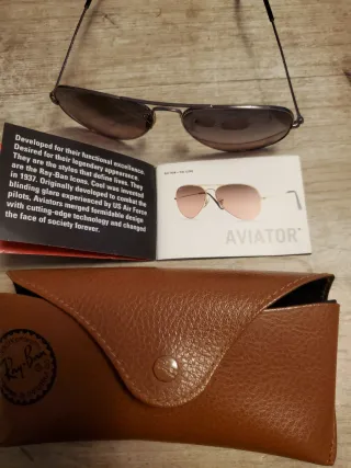 Gafas de sol Ray-Ban Aviator gris negro