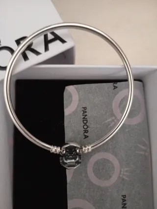 Pulsera Pandora Rígida Plata 20cm Con garantía