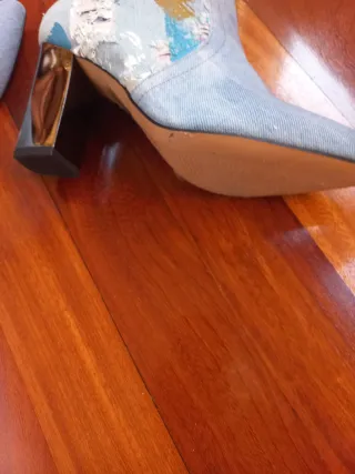 Botines vaqueros denim multicolor