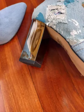 Botines vaqueros denim multicolor