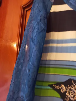 Vestido estampado cuello alto