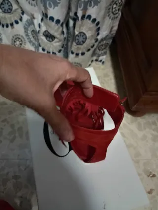 Sandalias Zara Rojas Talla 37