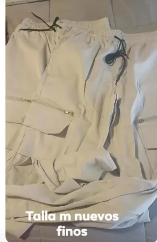 2 Pantalones Cargo Talla M Nuevos 40 42