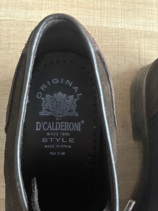 Zapatos D'Calderoni Hombre Talla 43 Marrones