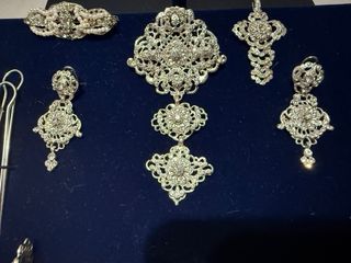 Aderezo Fallera Niña Plata