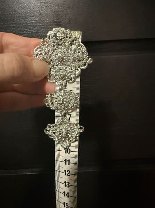 Aderezo Fallera Niña Plata