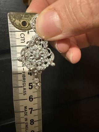 Aderezo Fallera Niña Plata