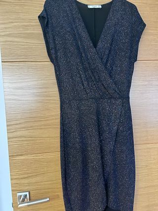 Vestido Mango fiesta lentejuelas S