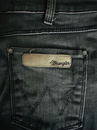 Pantalón vaquero gris Wrangler Euro