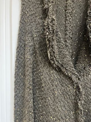 Chaqueta BDBA punto con lentejuelas