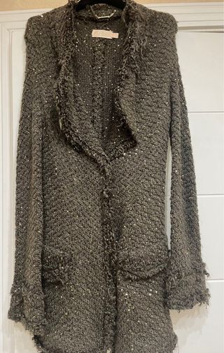 Chaqueta BDBA punto con lentejuelas