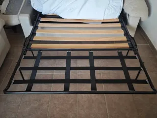 Divano letto 3 posti + divano 2 posti beige