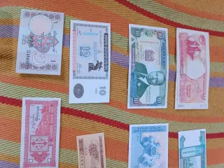 Lotto di collezione di banconote non circolanti