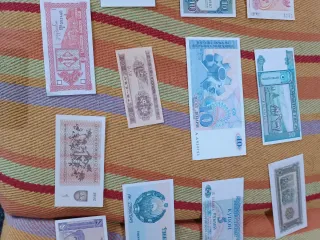 Lotto di collezione di banconote non circolanti