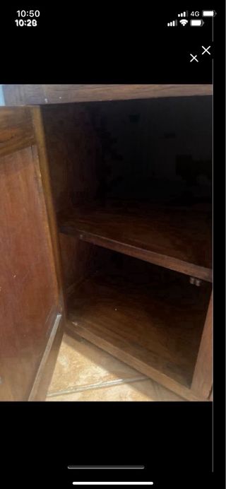 Mueble TV madera maciza