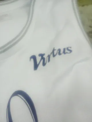 Canottiera Macron bianca numero 10