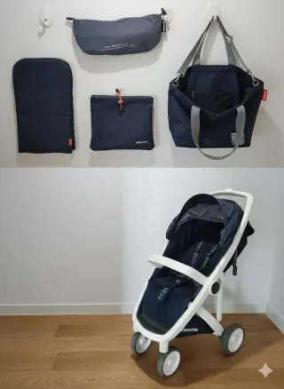 Silla de paseo Greentom y complementos