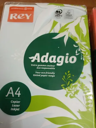 Papel Adagio A4 Rey Tintado