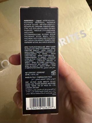 Huda Beauty Easy Bake Setting Spray