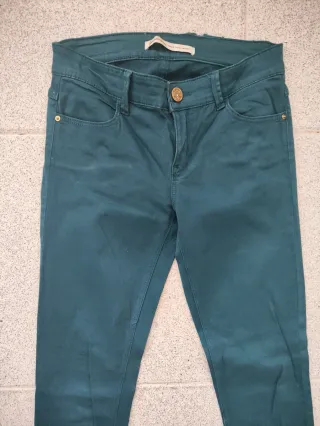 Pantalones Stradivarius Teal