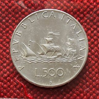 500 Lire Caravelle 1970 sigillata