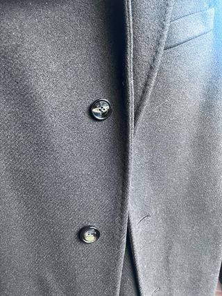 Abrigo Massimo Dutti Negro