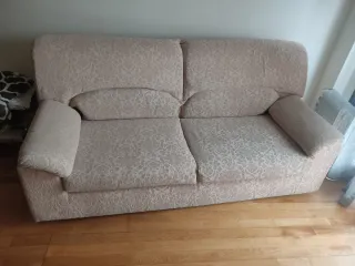 Divano a 2 posti beige 1,93 x 90