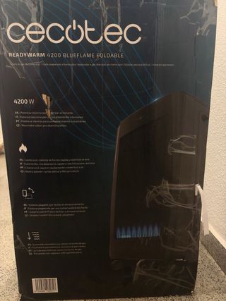 Estufa de gas Cecotec sin usar