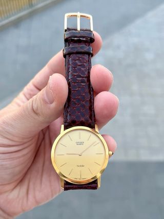 Reloj Citizen Quartz Noblia Vintage Gold NOS