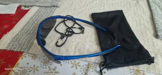 Gafas de sol deportivas azules