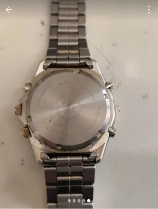 Reloj Seiko Cronógrafo Dorado y Plateado