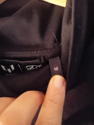 Camiseta SikSilk cuello alto negra