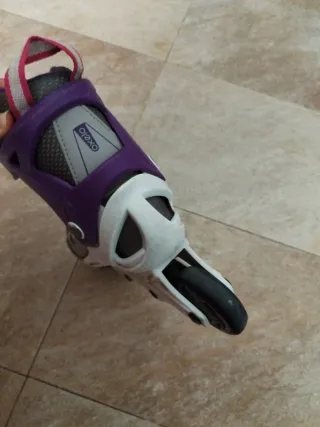 Patines Oxelo Morado y Blanco talla 32