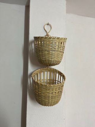 Kit 2 Cestas Ikea Tolkning Bambú