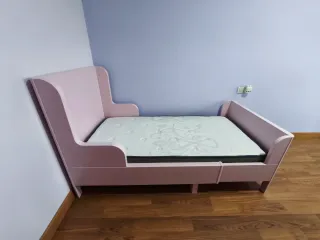 Cama Infantil Busunge color rosa